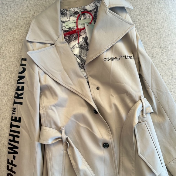 Off-white coat/trench - Picture 2 of 5